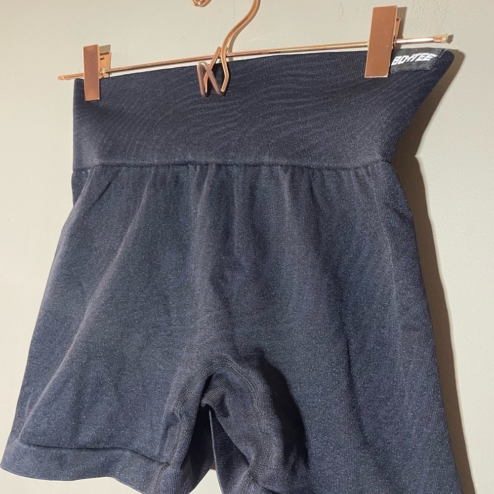 Bo+Tee Women's Black Biker Shorts Size S - Picture 2 of 4